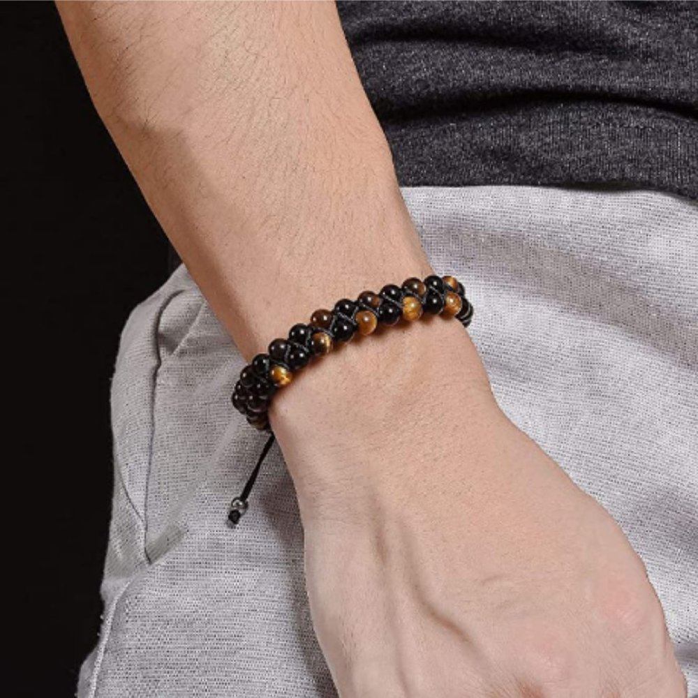 Eye-catching Lava Rock Bracelet - Picture 3 of 6